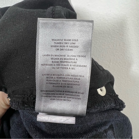 Re/Done Women’s Size 29 Washed Black High Rise Loose Button Fly Jean - Picture 12 of 15